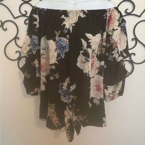 Floral Off-Shoulder Blouse
